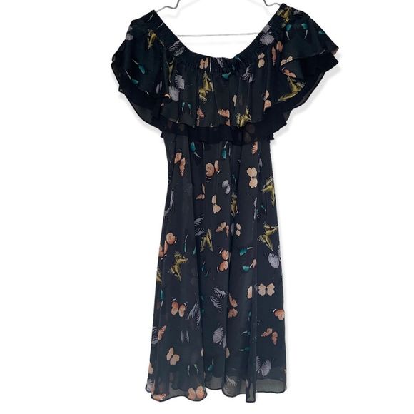 Sam Edelman Floral Off-Shoulder Mini Dress - Picture 1 of 6